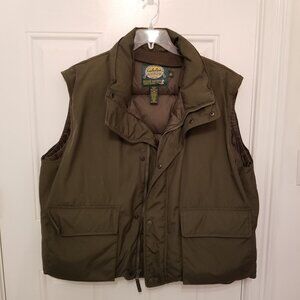 Cabela's Premier Northern Goose Down Puffer Vest Mens Size: XL Olive Drab